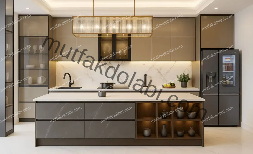 adalı mutfak dolabı modeli