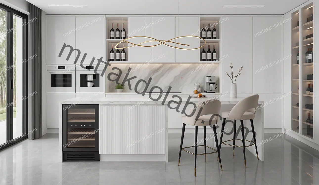 beyaz mutfak dolapları