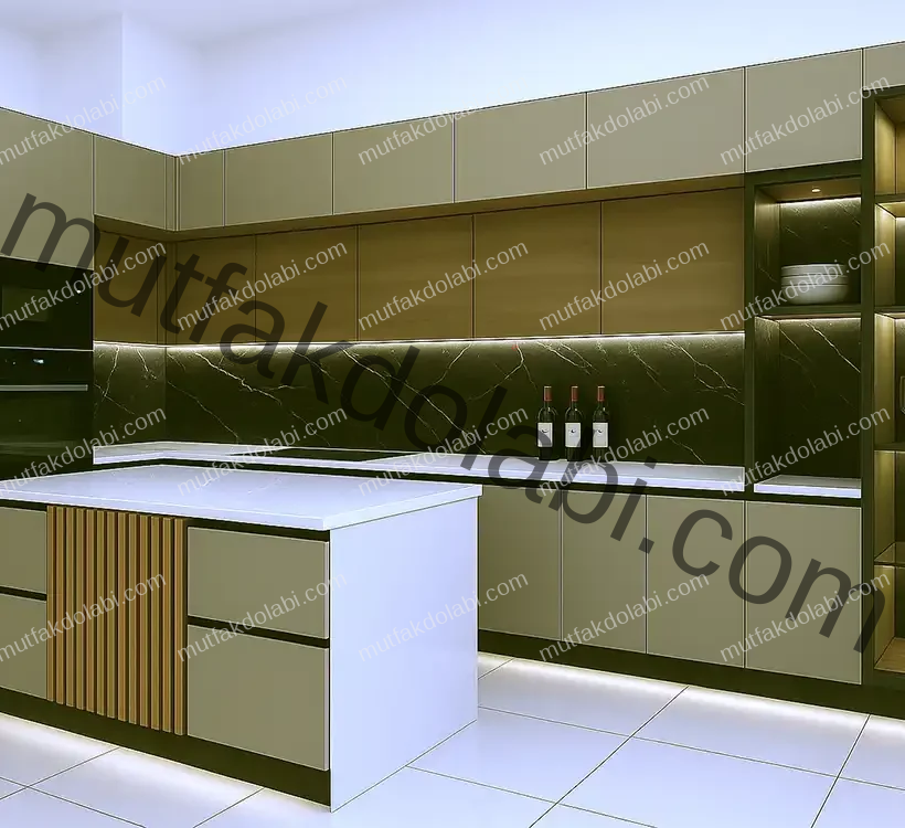high gloss parlak mutfaklar