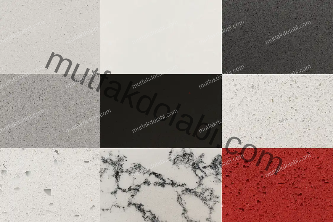 mutfak tezgahı renkleri